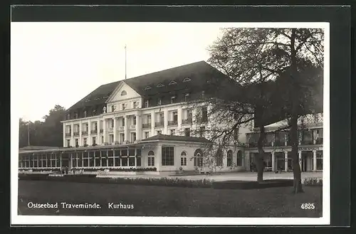 AK Travemünde a. d. Ostsee, Vorderansicht des Kurhauses