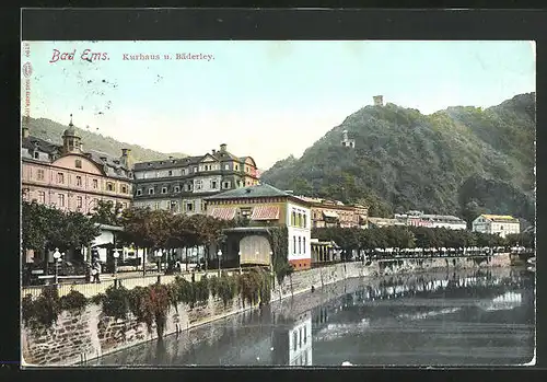 AK Bad Ems, Kurhaus und Bäderley