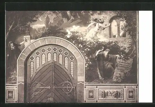 AK Goslar am Harz, Kaiserhaus, Wislicenus, Dornröschens Geburt