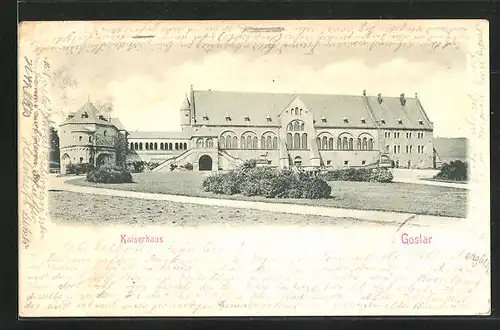 AK Goslar am Harz, Partie am Kaiserhaus