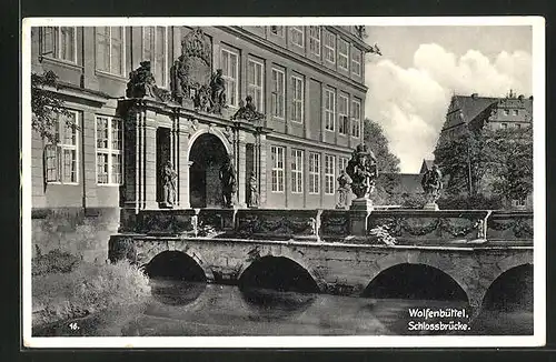 AK Wolfenbüttel, an der Schlossbrücke