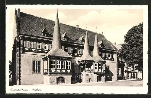 AK Einbeck, vor dem Rathaus
