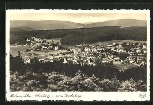 AK Hahnenklee /Oberharz, Totalansicht vom Bocksberg