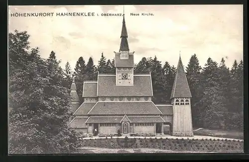 AK Hahnenklee /Oberharz, Neue Kirche