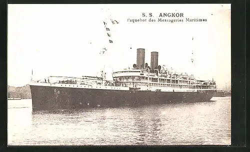 AK S.S. Angkor in Küstennähe