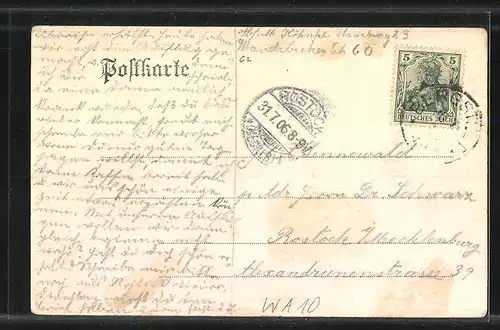 AK Hamburg-Wohldorf, Hotel Alter Forsthof, Inh. W. Jalant