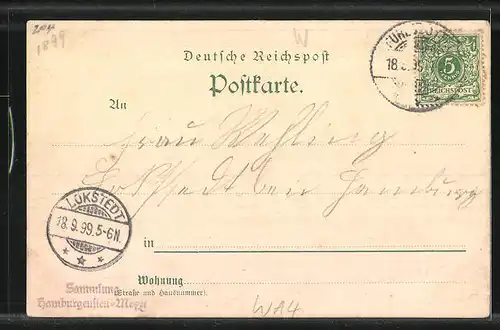 AK Hamburg-Poppenbüttel, Gasthaus zur Linde, Inh. J. F. Schultz, Teichansicht