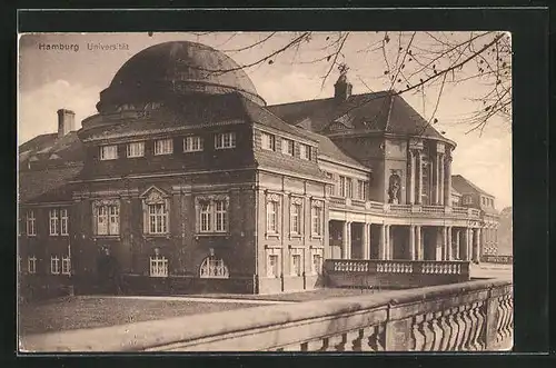 AK Hamburg-Rotherbaum, Blick zur Universität