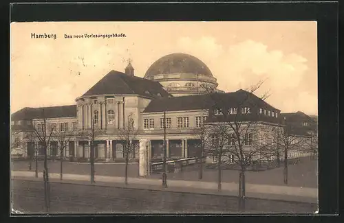 AK Hamburg-Rotherbaum, Blick auf das neue Vorlesungsgebäude