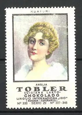 Reklamemarke Tobler Suisiana Lakto-Chokolado, Kuafuri, Anglia, Serie 29, Bild 338