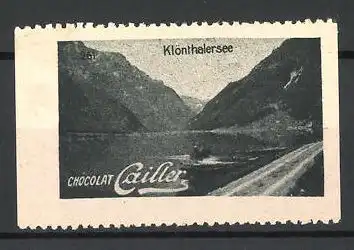 Reklamemarke Chocolat Cailler, Idylle am Klönthalersee, Bild 261