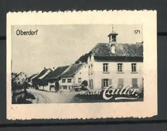Reklamemarke Oberdorf, Gebäudeansichten, Chocolat Cailler, Bild 171