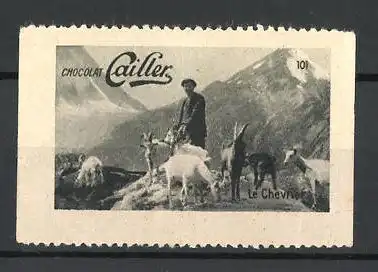 Reklamemarke Chocolat Cailler, Le Chevrier, Bild 101