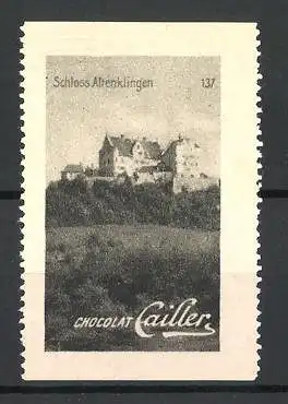 Reklamemarke Chocolat Cailler, Schloss Altenklingen, Bild 137