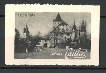 Reklamemarke Chocolat Cailler, Schloss Nidau, Bild 83