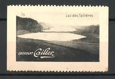 Reklamemarke La Bréviere, Lac des Tailliéres, Chocolat Cailler, Bild 75