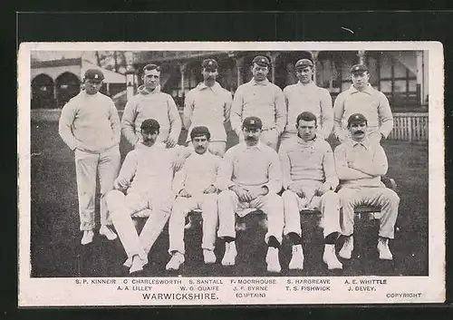 AK Cricketmannschaft aus Warwickshire