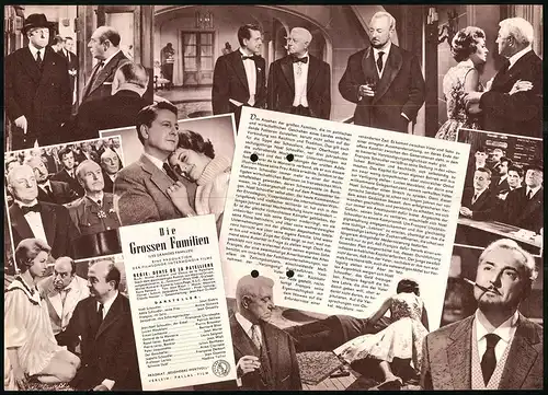 Filmprogramm IFB Nr. 4907, Die grossen Familien, Jean Gabin, Annie Ducaux, Regie: Denys de la Patellerie