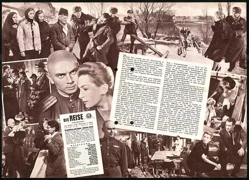 Filmprogramm IFB Nr. 4744, Die Reise, Deborah Kerr, Yul Brynner, Regie: Anatole Litvak