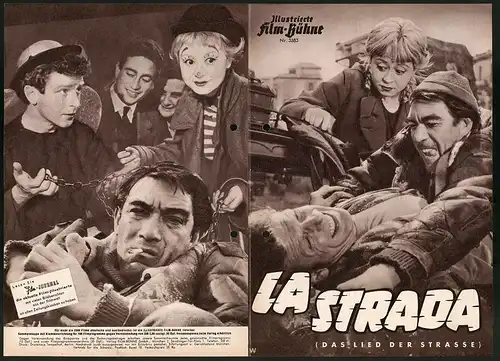 Filmprogramm IFB Nr. 3383, La Strada, Giulietta Masina, Anthony Quinn, Regie: Feederico Fellini