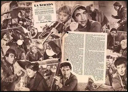 Filmprogramm IFB Nr. 3383, La Strada, Giulietta Masina, Anthony Quinn, Regie: Feederico Fellini