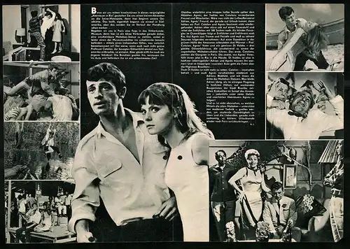 Filmprogramm PFP Nr. 49 /65, Abenteuer in Rio, Jean-Paul Belmondo, Francoise Dorleac, Regie: Philippe de Broca