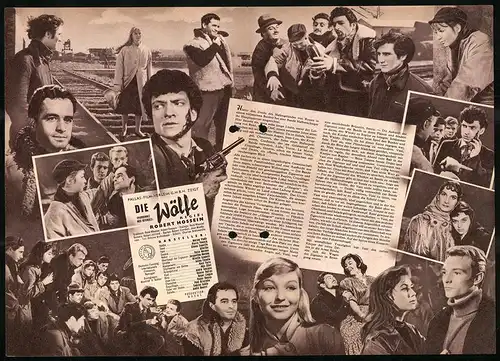 Filmprogramm IFB Nr. 3672, Die Wölfe, Marina Vlady, Pierre Vaneck, Regie: Robert Hossein