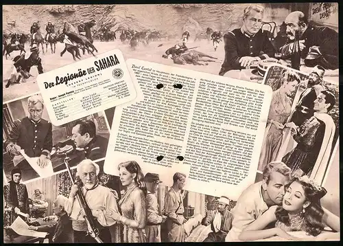 Filmprogramm IFB Nr. 2135, Der Legionär der Sahara, Alan Ladd, Richard Conte, Regie: Joseph Pevney