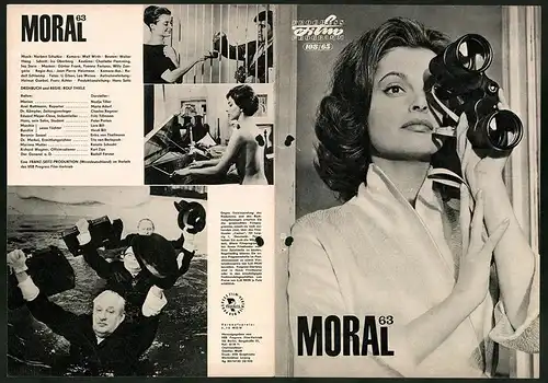 Filmprogramm PFP Nr. 108 /65, Moral 63, Nadja Tiller, Mario Adorf, Regie: Rolf Thiele