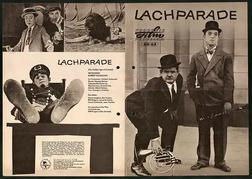 Filmprogramm PFP Nr. 60 /64, Lachparade, Laurel & Hardy, Harry Langdon, Ben Turpin