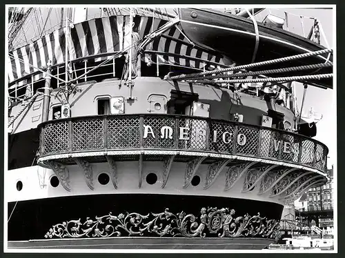 Fotografie Albin Müller, Hamburg-Altona, Schützenstrasse 61, Segelschiff Amerigo Vespucci