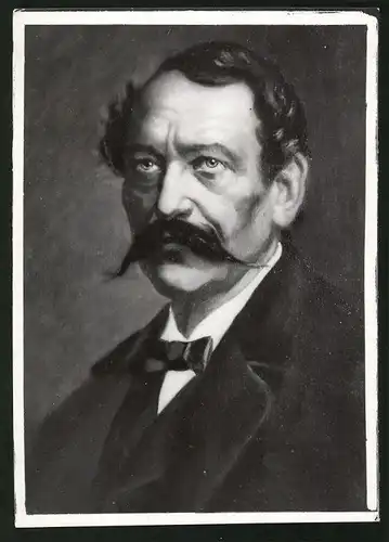 Fotografie Portrait Professor von Siccardsburg, Miterbauer der Wiener Staatsoper