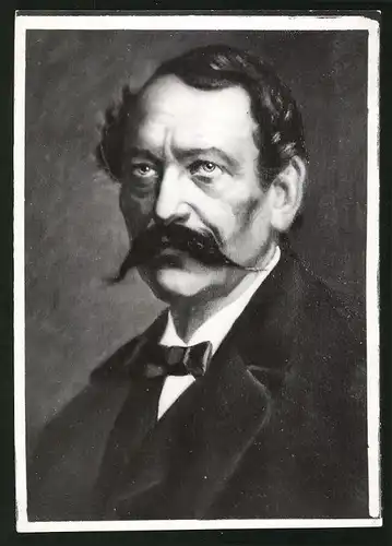 Fotografie Portrait Professor von Siccardsburg, 75 Jahre Wiener Künstlergenossenschaft