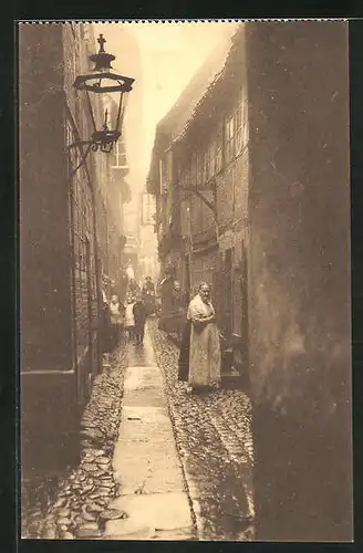AK Alt-Hamburg, Hof in der Spitalerstrasse