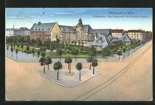 AK Offenbach, Ober-Realschule und Friedrich-Schule an der Waldstrasse