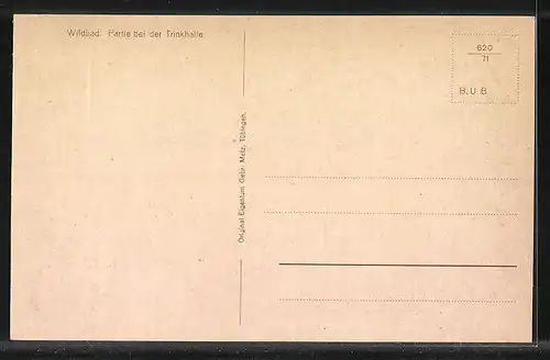 AK Wildbad, Partie bei der Trinkhalle