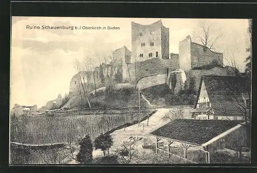 AK Oberkirch i. Baden, Ruine Schauenburg