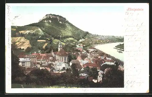 AK Königstein, Festung mit Umland