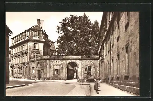 AK Bayreuth, Portaleingang zum Hofgarten