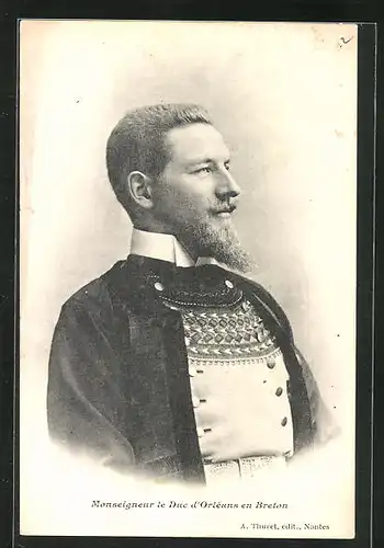 AK Monseigneur le Duc d`Orléans en Breton