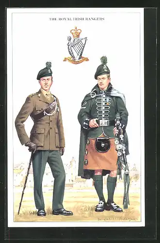 AK The Royal Irish Rangers, britische Soldaten in Uniform