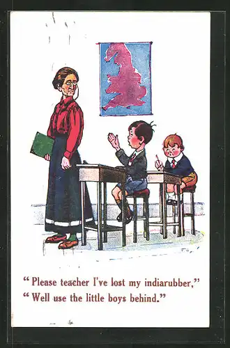 AK I`ve lost my indiarubber, Scherz