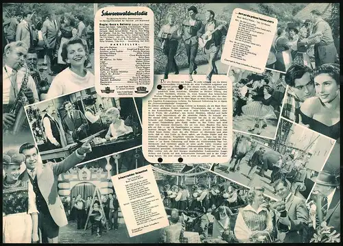 Filmprogramm IFB Nr. 3348, Schwarzwaldmelodie, Carl Wery, Siegfried Breuer jun., Regie: Geza v. Bolvary