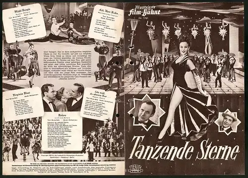 Filmprogramm IFB Nr. 1761, Tanzende Sterne, Fita Benkhoff, Germaine Damar, Regie: Geza von Cziffra