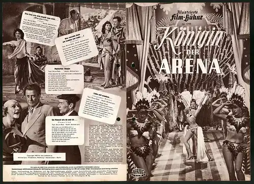 Filmprogramm IFB Nr. 1799, Königin der Arena, Maria Litto, Hans Söhnker, Regie: Rolf Meyer