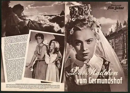 Filmprogramm IFB Nr. 1736, Das Mädchen vom Germundshof, Mai Zetterling, Sten Lindgren, Regie: Gustaf Edgren