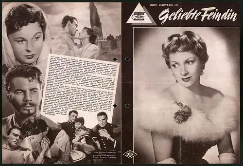 Filmprogramm DNF, Geliebte Feindin, Ruth Leuwerik, Werner Hinz, Regie: Rolf Hansen
