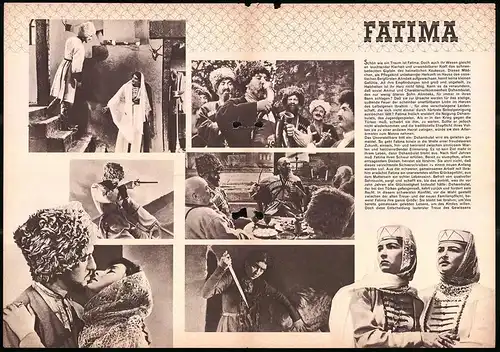 Filmprogramm PFP Nr. 127 /59, Fatima, T. Kokowa, W. Tschapsajew, Regie: Siko Dolidse