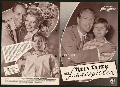Filmprogramm IFB Nr. 3359, Mein Vater der Schauspieler, O. W. Fischer, Hilde Krahl, Regie: Robert Siodmak