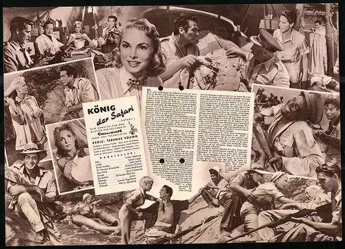 Filmprogramm IFB Nr. 3358, König der Safari, Victor Mature, Janet Leigh, Regie: Terence Young